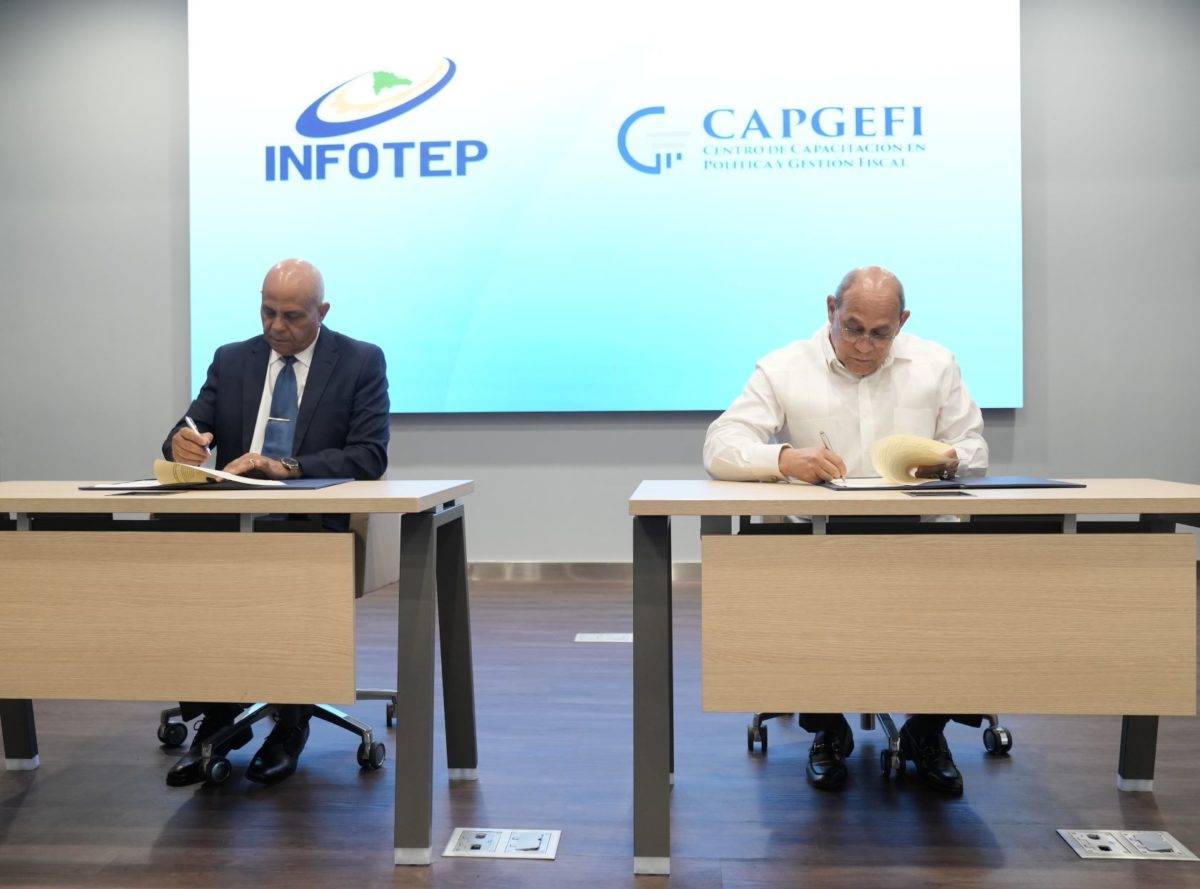 Infotep y Capgefi buscan ampliar formación política y gestión fiscal
