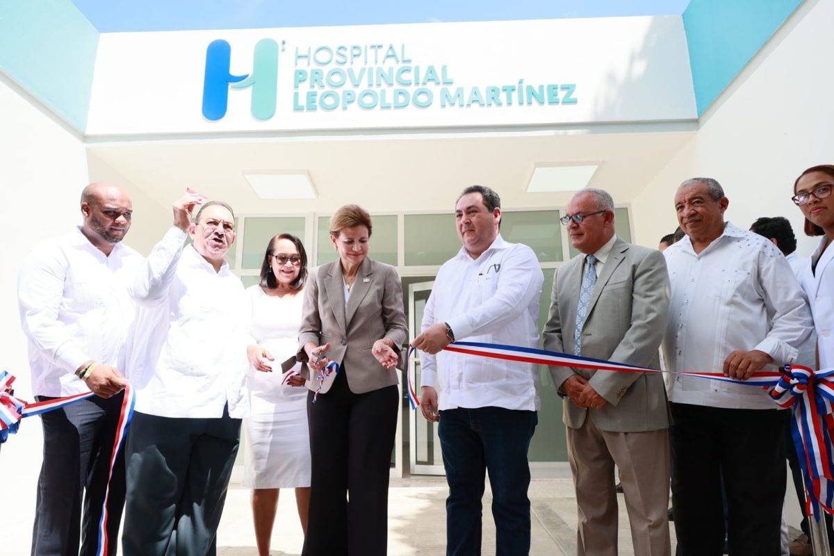 Vicepresidenta entrega emergencia en hospital  Leopoldo Martínez de Hato Mayor