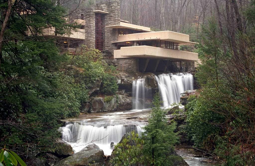 La casa sobre la cascada de Frank Lloyd Wright