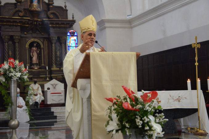 Monsignor Freddy Bretón expresses concern about the "cracking" of Dominican society