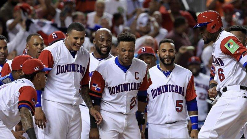Peloteros dominicanos del Clásico Mundial de Béisbol 2017