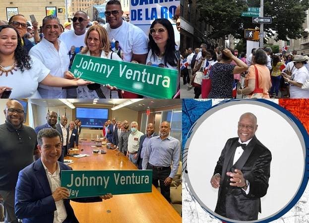 Designan esquina Alto Manhattan con nombre Johnny Ventura