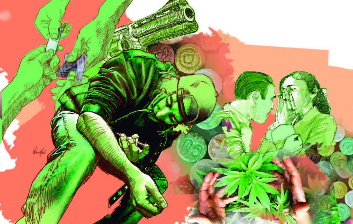 Auge de la drogadicción narcotiza y potencia la delincuencia en la RD