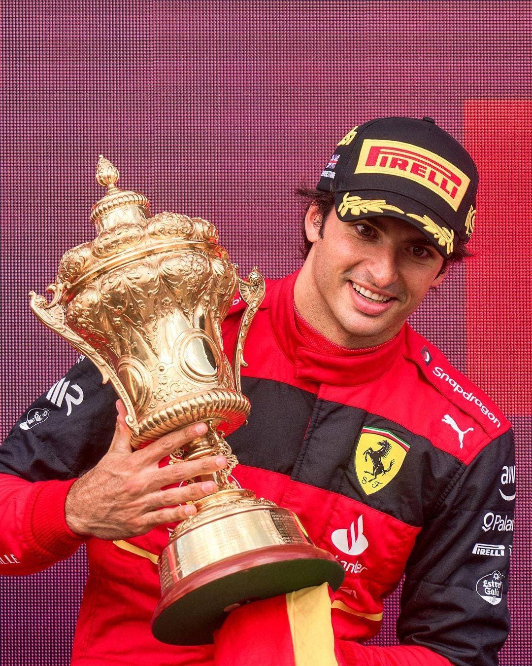 Carlos Sainz ganó su primera carrera en la Fórmula 1