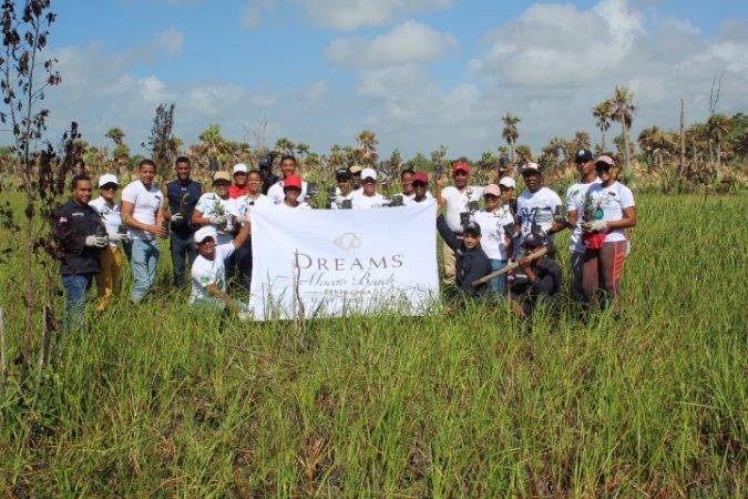 Colaboradores en jornada de reforestacion 1