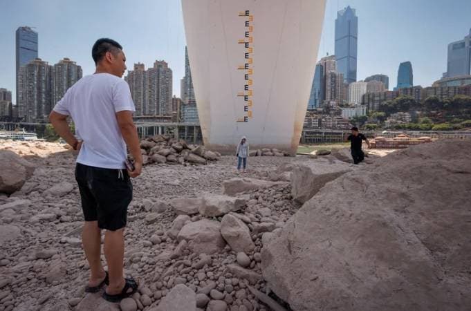 China declaró la alerta amarilla en todo el país por la sequía