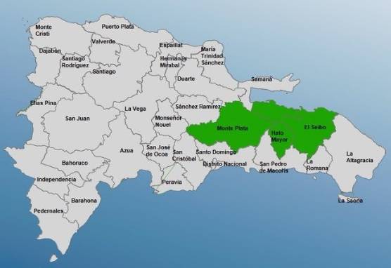 COE pone en alerta verde a tres provincias por ontra tropical que llegaría este lunes