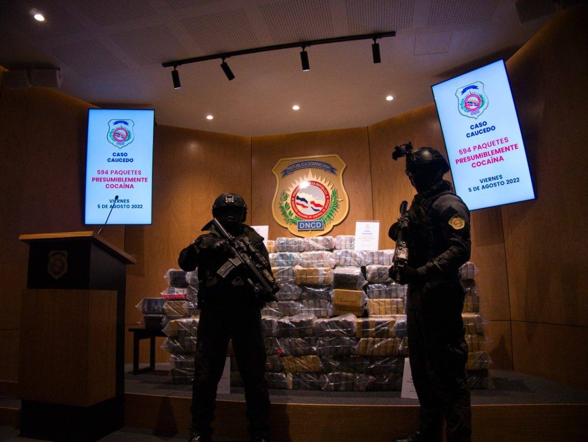 DNCD frustra envío de 594 paquetes de cocaína a Bélgica