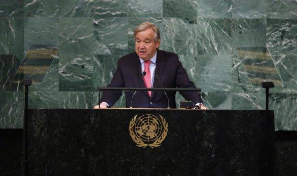 Jefe ONU ve mundo está “en peligro y paralizado”