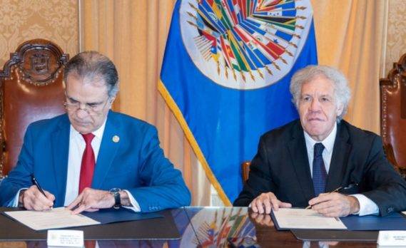 TSE y OEA firman acuerdo para la fortalecimiento