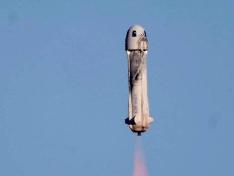 Se estrella cohete no tripulado de Blue Origin