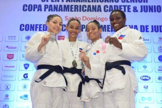 Rosa, Morillo, Del Orbe, Nova y Florentino, oro en Open Senior judo 