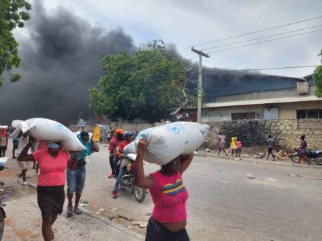 Haití: Programa Mundial de Alimentos condena saqueos a sus almacenes