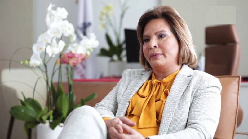 Yadira Henriquez directora del Plan Social de la Presidencia.