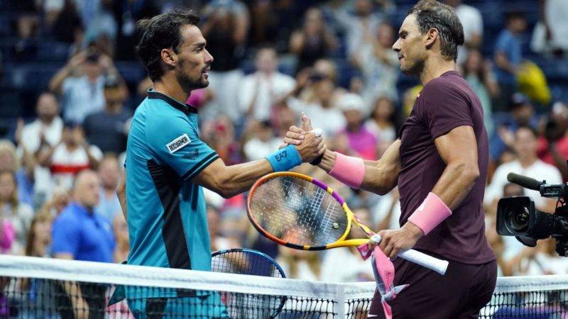 Rafael Nadal vence a Fabio Fognini en un intenso partido