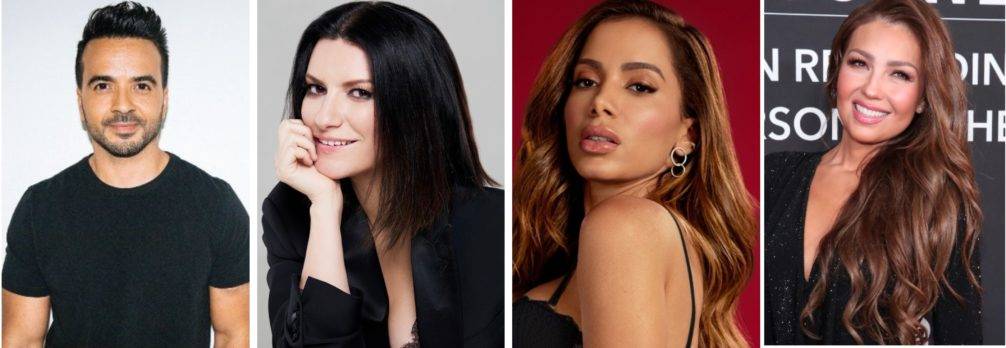 Luis Fonsi, Laura Pausini, Anitta y Thalia presentarán los Latin Grammy      