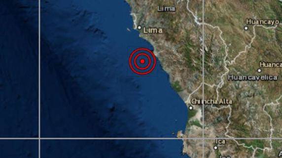 Al menos nueve sismos sacuden la costa central de Perú
