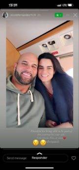 To the 4 winds! Nicole Fernández shouts her love for Albert Pujols