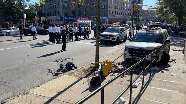 10 heridos por accidente vehicular policial en El Bronx