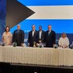 La mesa principal del evento fue encabezada por el presidente de la República, Luis Abinader y los ejecutivos de los Rotarios.