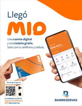MIO-Banreservas: Cómo solicitar la “primera cuenta de pago electrónico bancaria” de RD