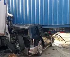 Se registra accidente múltiple en la autopista Duarte, tramo La Penda