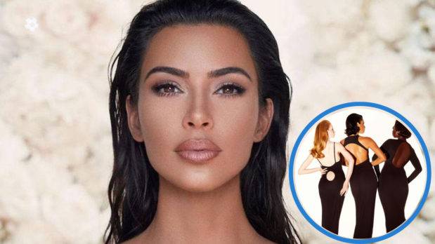 Kim Kardashian lanza vestido con escote en la retaguardia