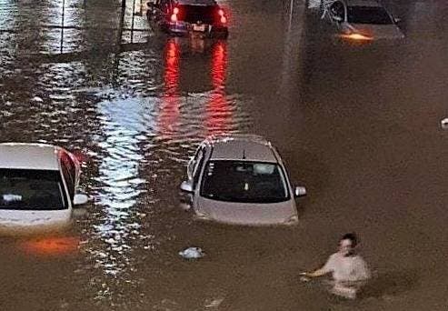 Fotos y videos: así está el Distrito Nacional con inundaciones por fuertes lluvias