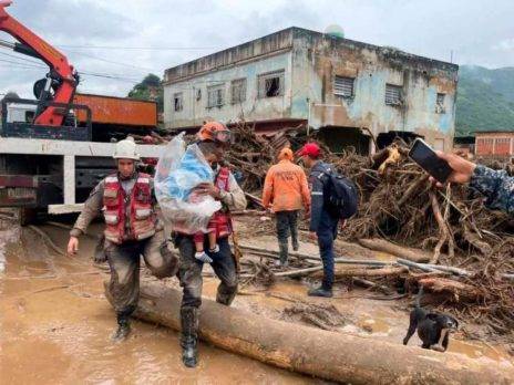 En Venezuela suben a cuatro los muertos por las fuertes lluvias