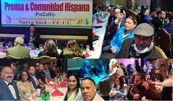 Representantes sectores dominicanos en NY asisten aniversario PreCoHis