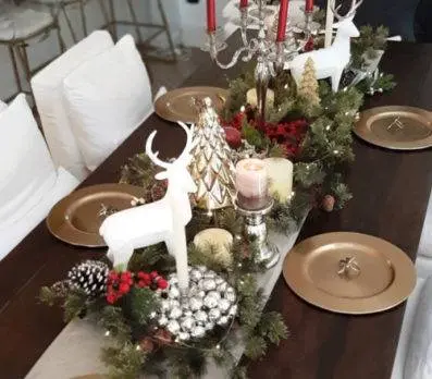 Navidad en el Centro de la mesa