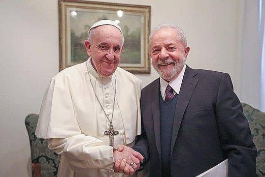 Lula felicita al papa Francisco, “un ejemplo de vida”, por su cumpleaños