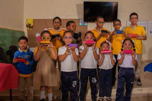 INABIE entrega de 446 lentes oftálmicos a escolares