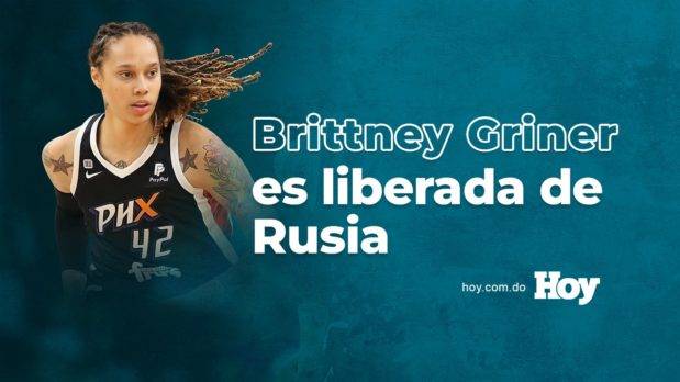 Brittney Griner es liberada de Rusia en canje de presos con EEUU