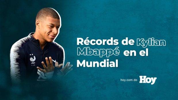 Los récords de Kylian Mbappé en la Copa Mundial