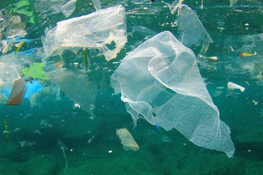 plastic bags ocean