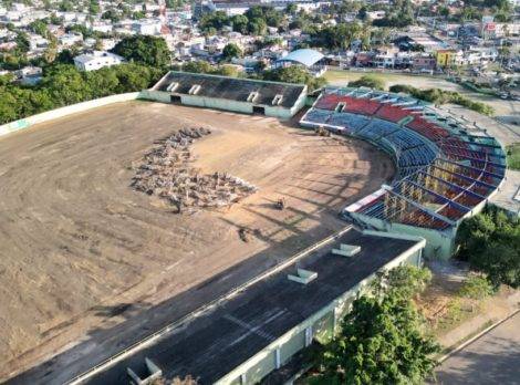 ¡A buen ritmo! Avanza remodelación estadio de Puerto Plata