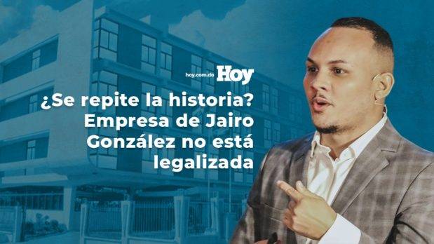 ¿Se repite la historia? Empresa de Jairo González no está legalizada