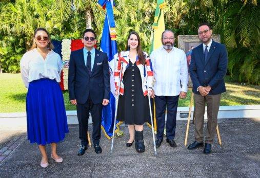 Embajada dominicana en Jamaica rinde homenaje a Duarte
