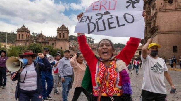 Más protestas contra la presidenta de Perú