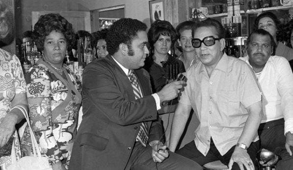 CANTINFLAS DURANTE SU VISITA A SANTO DOMINGO EN 1978