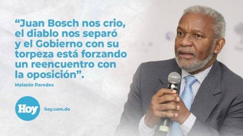 Juan Bosch nos crio, el diablo nos separó y el gobierno con