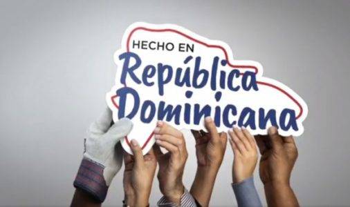 Sello: "Hecho en República Dominicana"