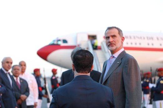 Rey de España y presidente de Chile serán recibidos por Abinader este viernes en Palacio