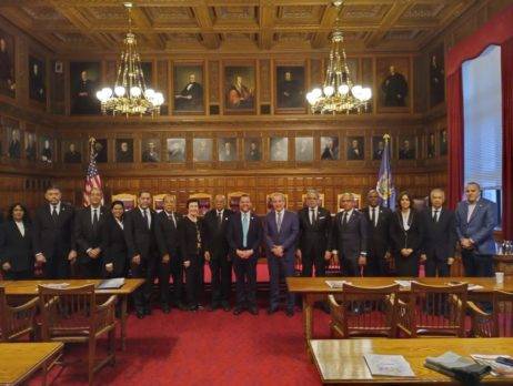 Miembros de Altas Cortes de RD y EE. UU. intercambian experiencias en presencia de embajadora