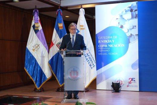 Presidente SCJ: Cátedra Justicia y Comunicación Dr. Adriano Miguel Tejada afianzará confianza