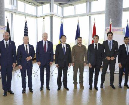 Cumbre G7 termina con Ucrania como tema principal
