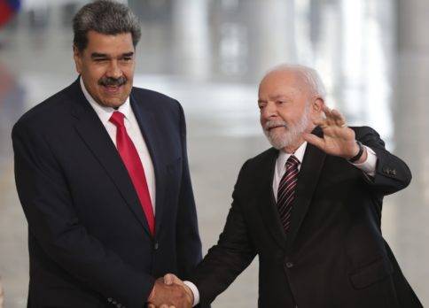 Así recibió Lula a Maduro