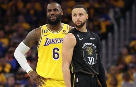 LeBron James y Stephen Curry