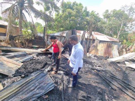 Lo que hizo el Gobierno en El Pedregal con familia cuya vivienda fue consumida por el fuego